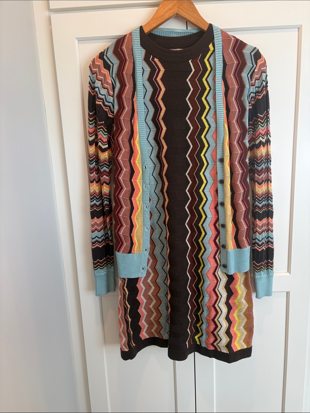 Missoni for Target Multi-Color Zigzag Knit Cardigan & Dress